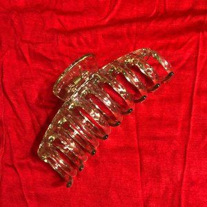 Smoke Big Claw Hair Clips in Matte Finish  CL4103  NWT Boutique